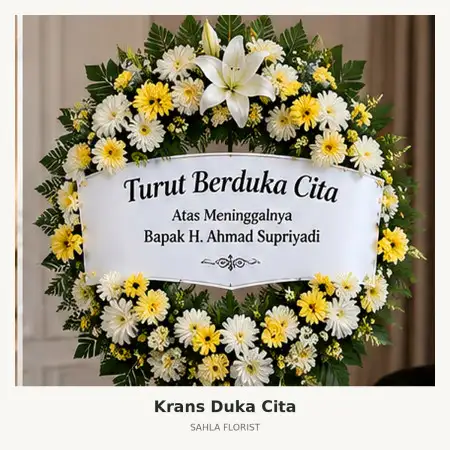 Krans Bunga Duka Mandalajati